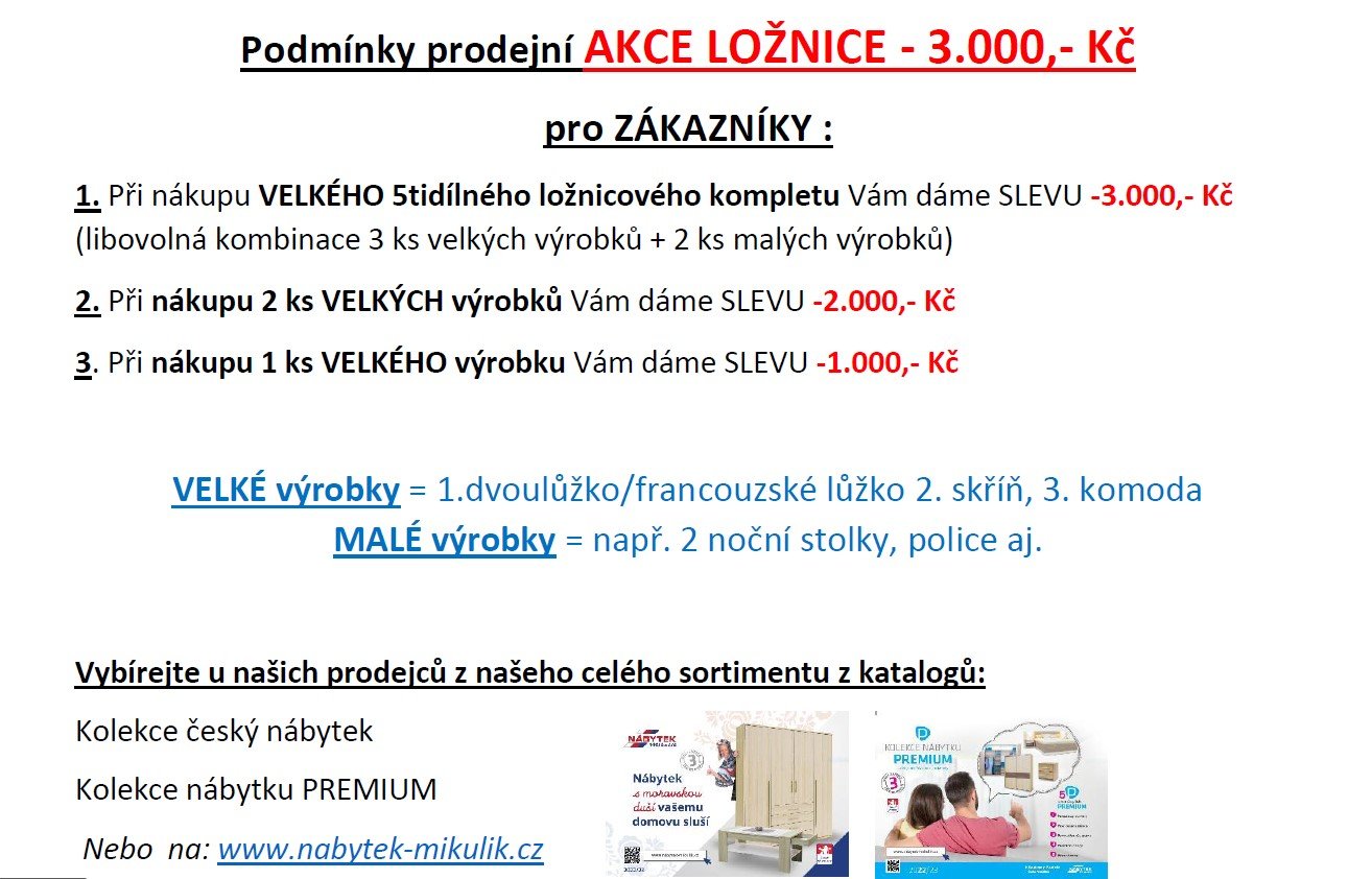 Podmínky akce